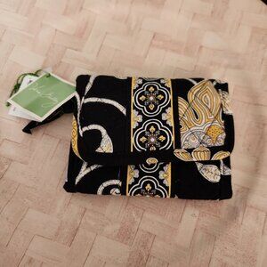 VERA BRADLEY Pocket Wallet Trifold Petite Small Yellow Bird Pattern NWT